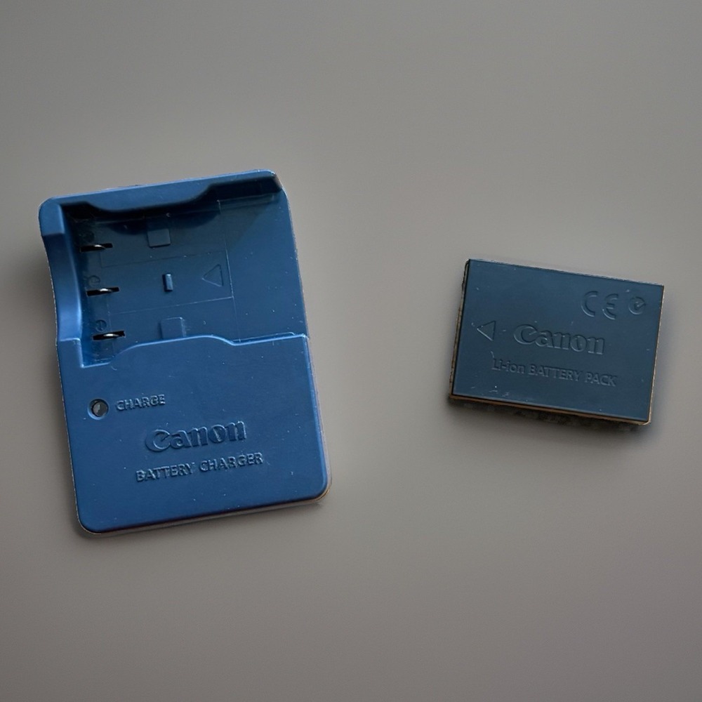 GENUINE Canon Battery Charger CB-2LU & Canon Battery NB-3L 3.7 V 790mAh OEM